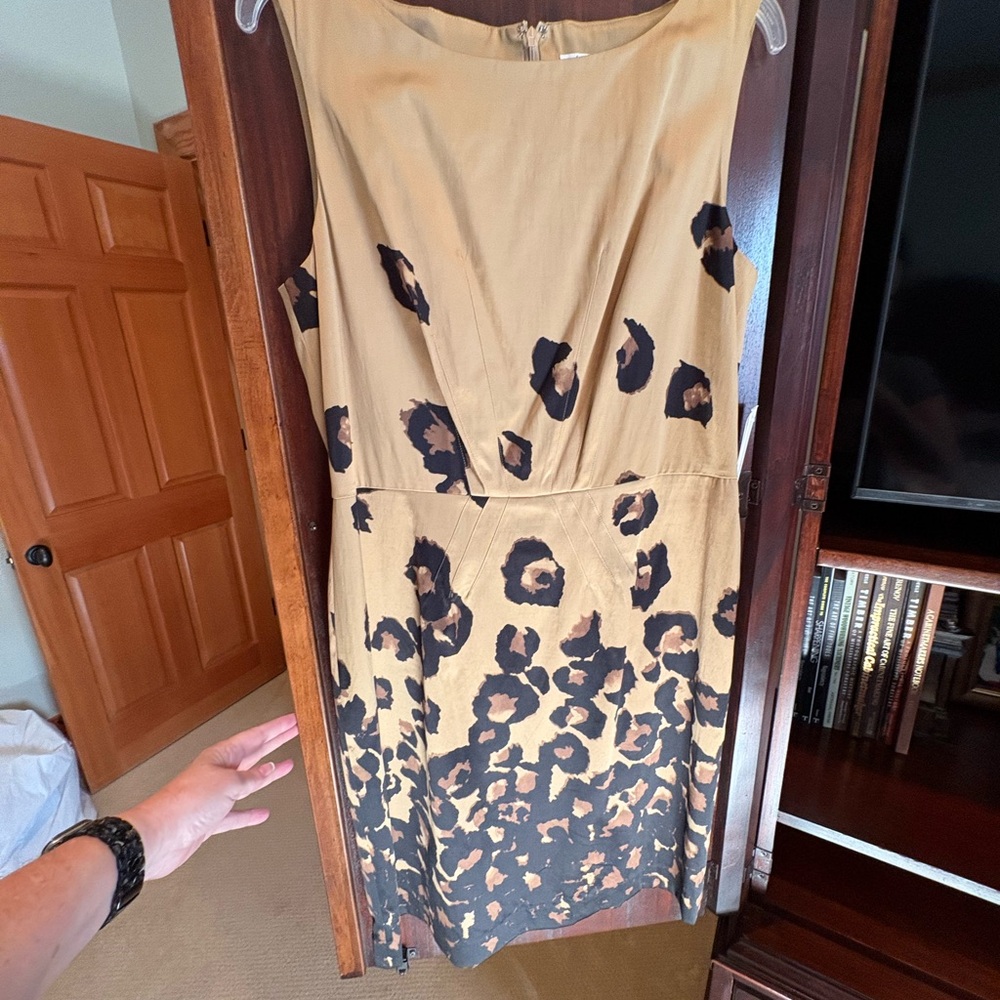 Leopard Print Sleeveless Dress